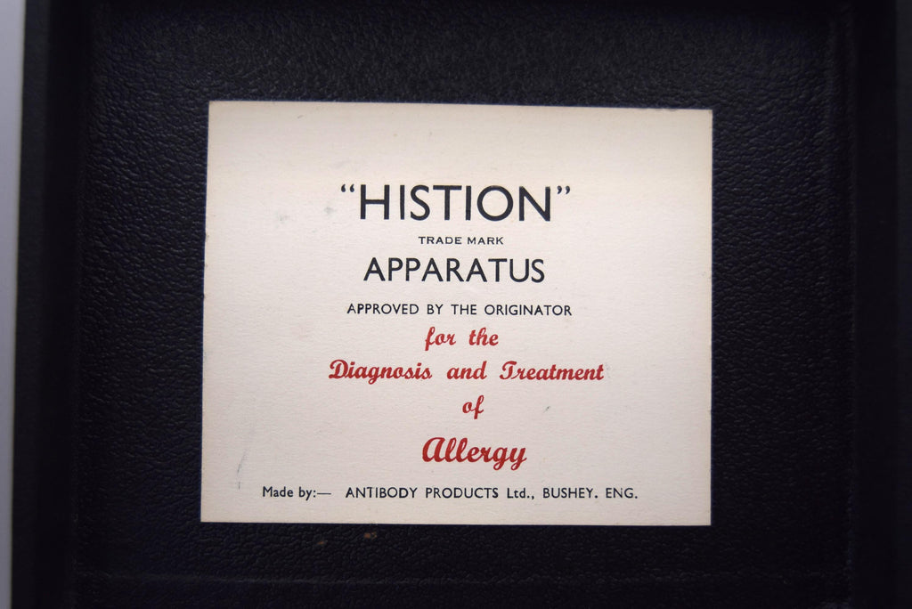 Vintage Histion Apparatus Medical Oddity 1940s Quack Medicine Allergy Diagnosis