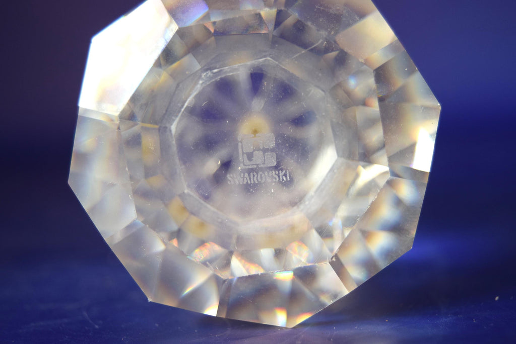 Vintage Swarovski Crystal Spiked Candle Holder 103 European Pin Style
