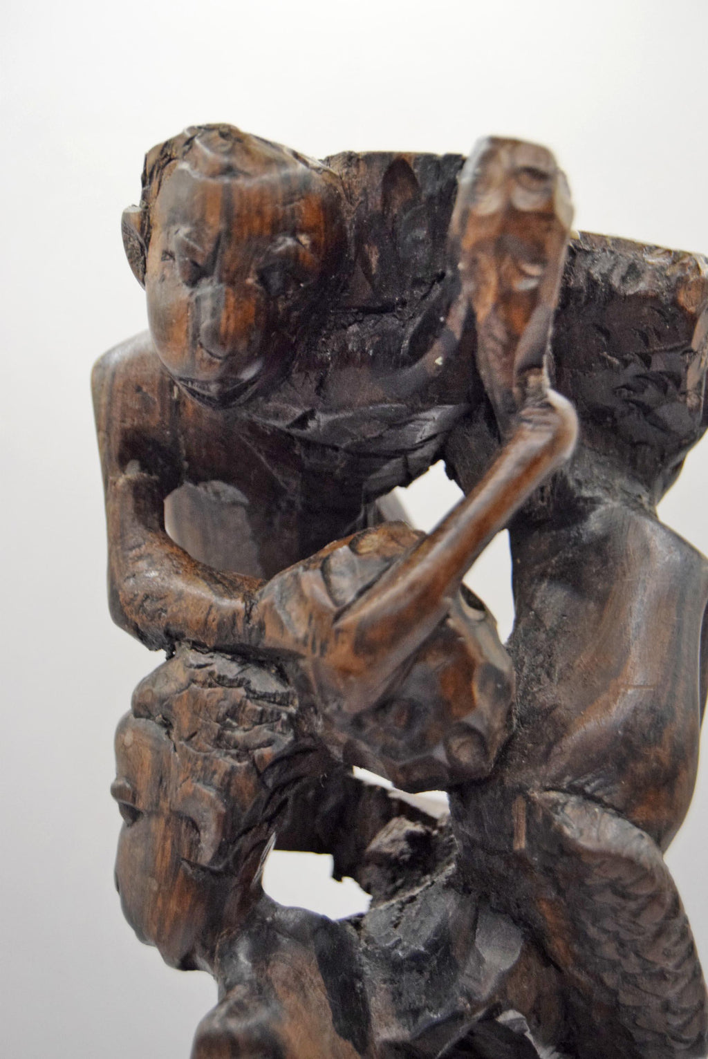 Vintage Makonde Tree of Life Sculpture | Hand Carved African Hard Wood Ujamaa