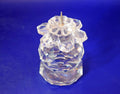 Rare, retired Vintage Swarovski Silver Crystal 103 European Pin-Style Candle Holder. Manufactured between 1976 and 1981, this stunning candlestick holder features an exquisite multi-faceted cut crystal body that captures and refracts light into beautiful rainbow bursts.