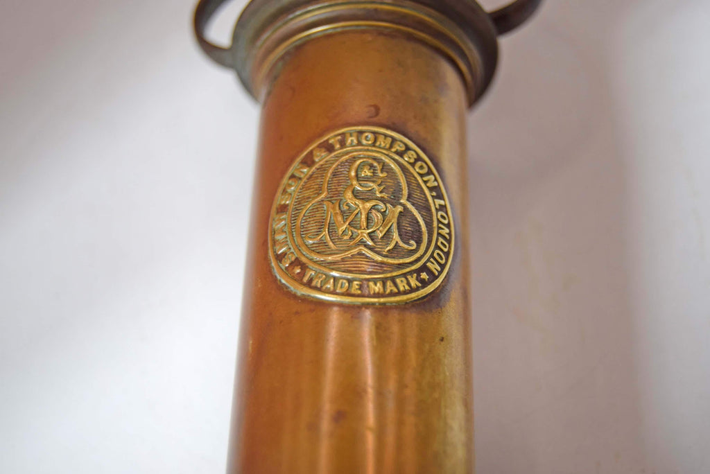 Antique Victorian Brass Syringe, S. Maw Son & Thompson London, Fully Operational (c. 1880s)