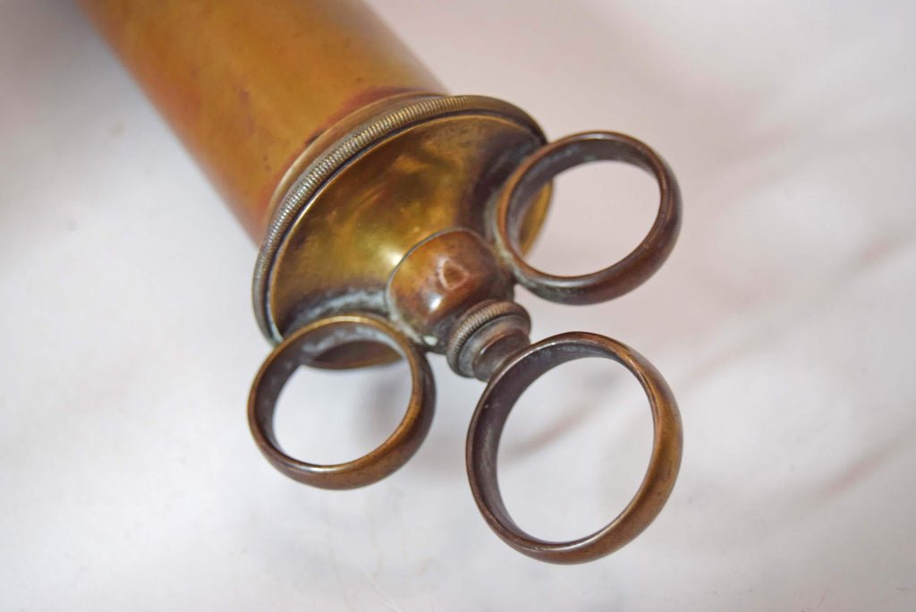 Antique Victorian Brass Syringe, S. Maw Son & Thompson London, Fully Operational (c. 1880s)