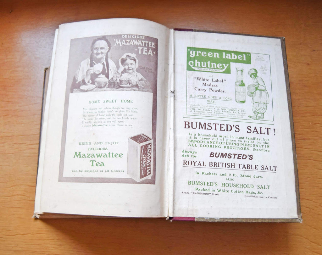 Antique 1923 Mrs Beetons Household Management Book Ward Lock & Co Cookery