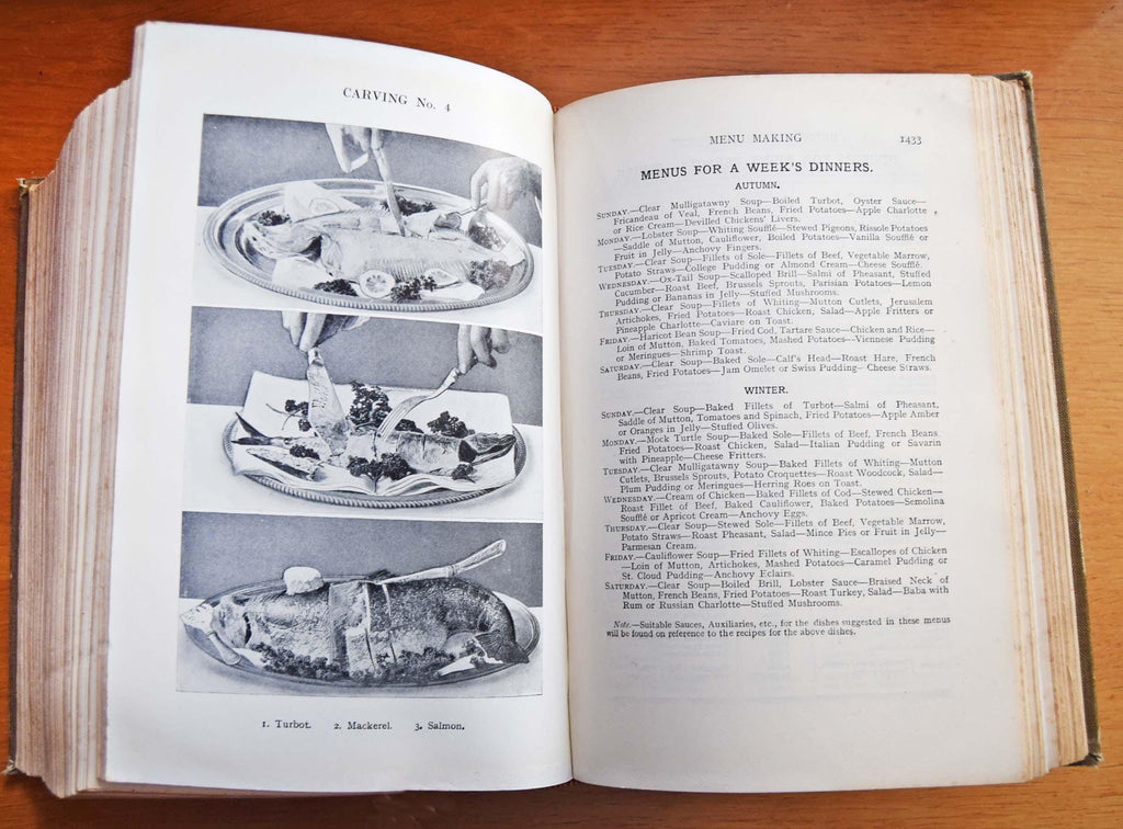Antique 1923 Mrs Beetons Household Management Book Ward Lock & Co Cookery